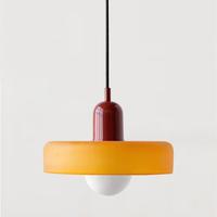 Lampadario nordico arancione