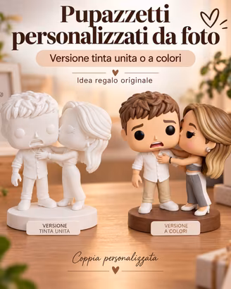 Pupazzetti personalizzati da foto