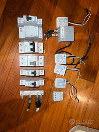 Lotto materiale elettrico, impianto civile- DIN