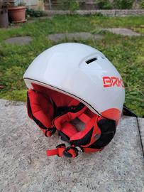 casco sci con occhiali ragazzo