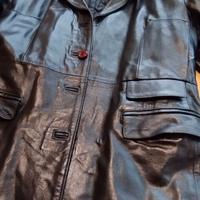 Cappotto in pelle anni '90