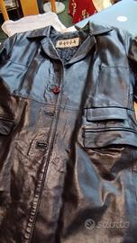 Cappotto in pelle anni '90