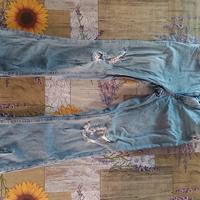 Jeans Zara Strappati Taglia 13-14 Anni – Donna/Tee