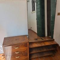 Cassettiera e specchio anni '50