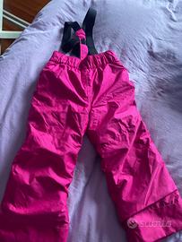 Pantaloni sci bambina