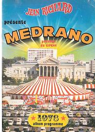 Circo MEDRANO J.Richard 1978 programma originale
