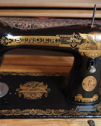 Singer 15K d'epoca (1924) - Decalcomanie Sfinge -