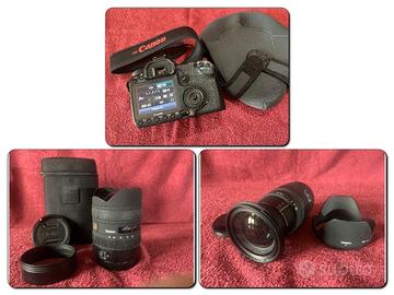 Canon EOS 50D + Sigma 17-70  + SIGMA 8-16