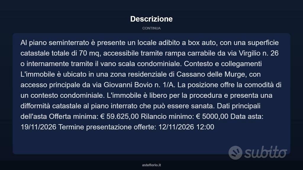 Appartamento – Cassano delle Murge - Vista 4