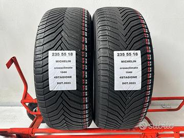 2 GOMME 235 55 18 MICHELIN 4stagione