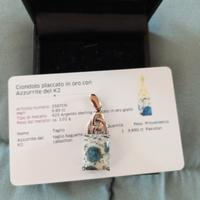 Ciondolo con azzurrite del K2