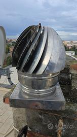 comignolo sfera alettata inox