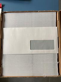 Buste nuove con finestra 500 pz