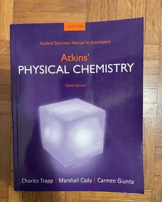 Student Solutions Manual Atkins Physical Chemistry