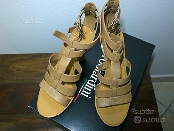 Sandali cuoio Nero Giardini