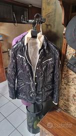 piumino nero lucido Montecore