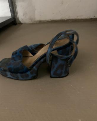 Sandali vintage maculati