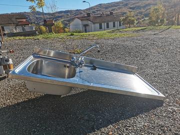 Lavello acciaio un foro 