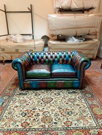 Nuovo divano chesterfield patchwork harlequin 