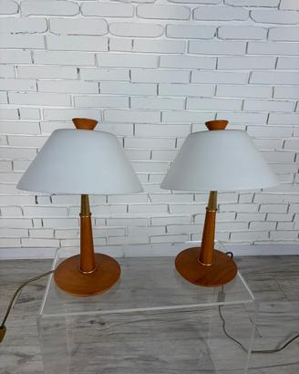 Coppia lampade da tavolo orientabili anni 70/80