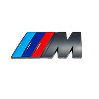 Stemma posteriore M Sport 3D 83x32 mm Nero Opaco