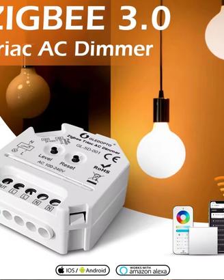 2 Zigbee TRIAC ac dimmer LED GOOGL E ALEXA