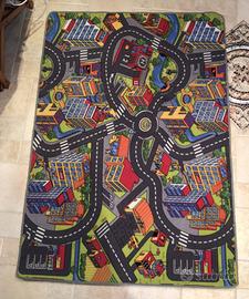 tappeto bambini pista automobiline