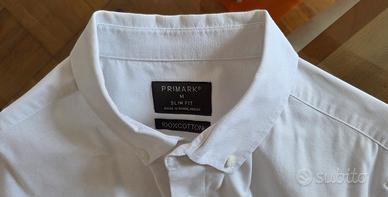 Camicia Primark bianca taglia M cotone