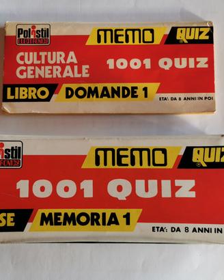 Gioco Memo  1001 quiz Polistil