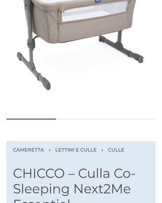 Culla bebè next2me Chicco