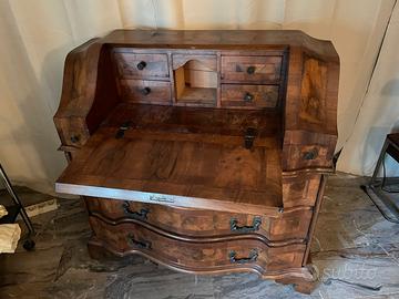 Ribaltina in radica di noce – bureau vintage