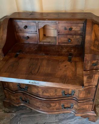 Ribaltina in radica di noce – bureau vintage