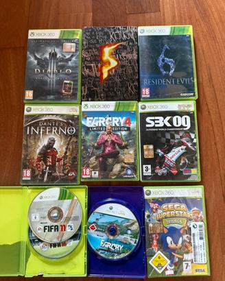 Lotto giochi xbox 360