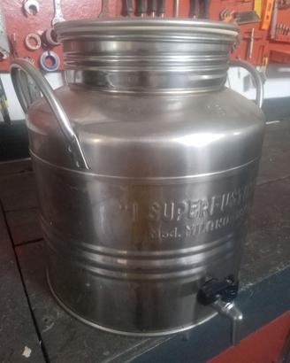 Fusto inox 15 Litri Superfustino