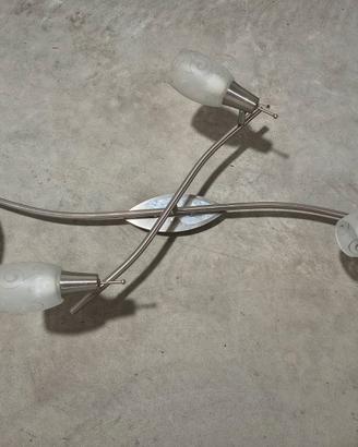 Lampadario 4 faretti orientabili