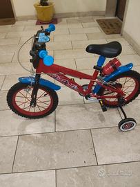 bicicletta spiderman  bimbo