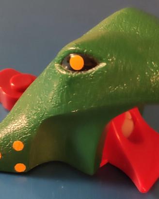 Gormiti playset Testa di Serpente Prima Serie Raro