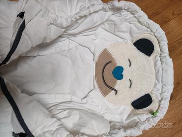 sacco mucki bianco per neonati