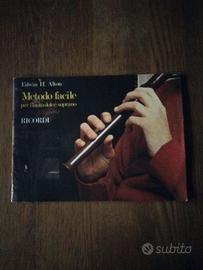 SPARTITO METODO FACILE PER FLAUTO DOLCE SOPRANO