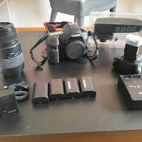 6d con 70-300mm sigma + microfono rode + accessori