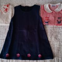 Lotto abbigliamento vintage per bambina di 5 anni