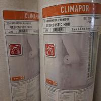 Rotolo fonoassorbente SAD Climapor bianco Gedicous