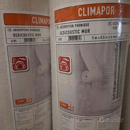 Rotolo fonoassorbente SAD Climapor bianco Gedicous