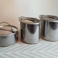 3 gavette inox vintage