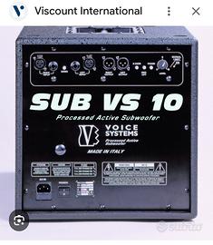 subwoofer voice sistem viscount