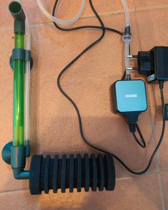 Filtro a spugna Tetra Brilliant+Aeratore Nicrew