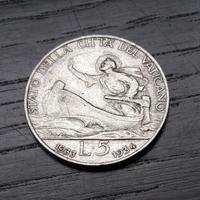 ARGENTO _ 5 lire 1933 - 1934 VATICANO