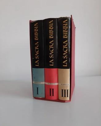 La Sacra Bibbia- Tre volumi - Marietti