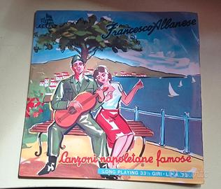 vinile CANZONI NAPOLETANE FAMOSE L.P. 33 1/2 CETRA