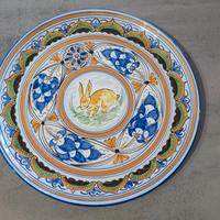 Piatto decorativo in ceramica